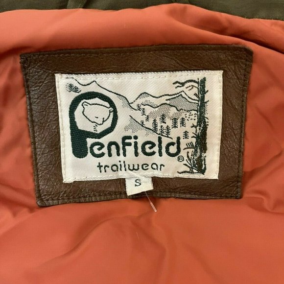 Vintage Penfield Olive Drab Stapleton Down Vest Sz S - Picture 7 of 10